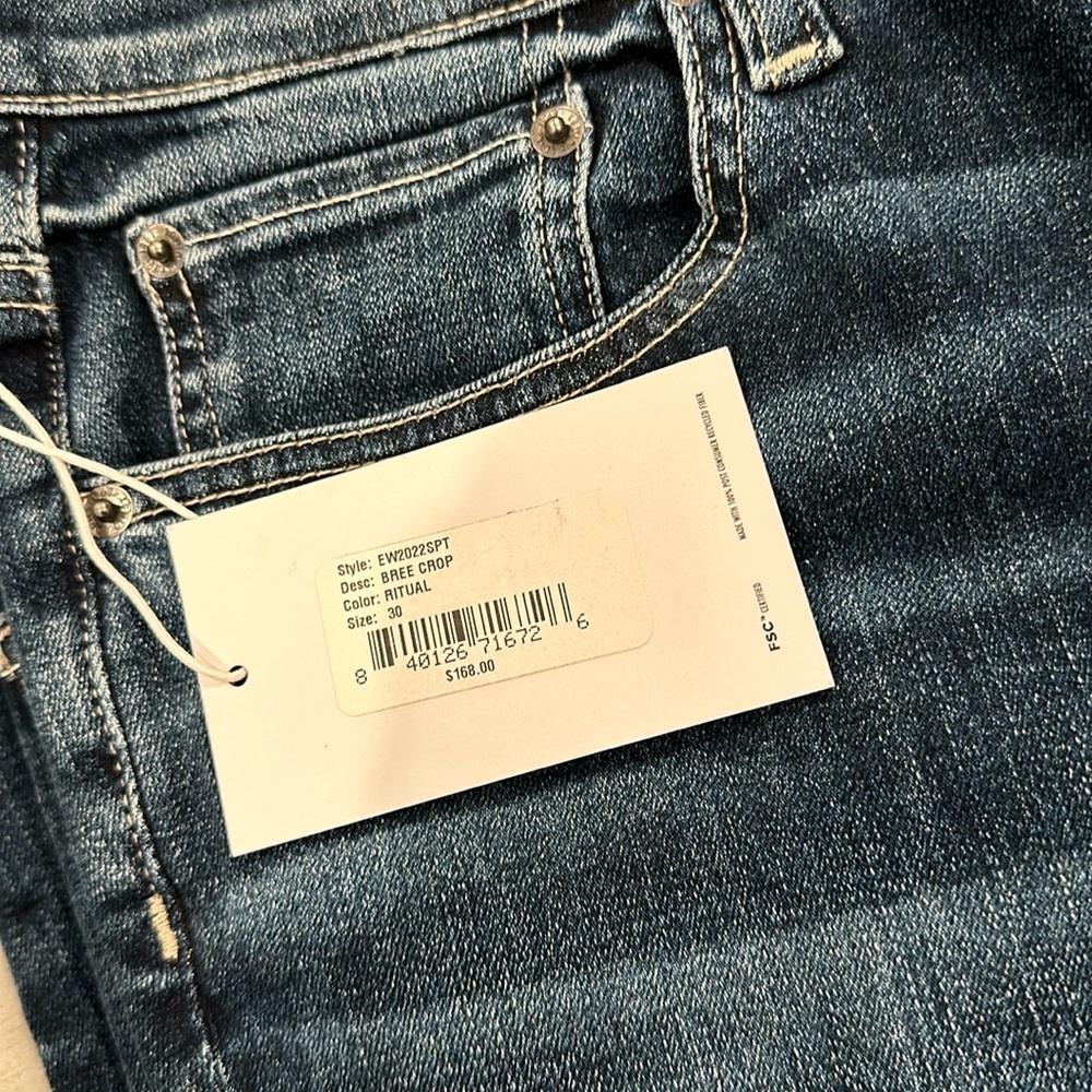PistolaBREE SLIM SKINNY CROP IN BOARDWALK